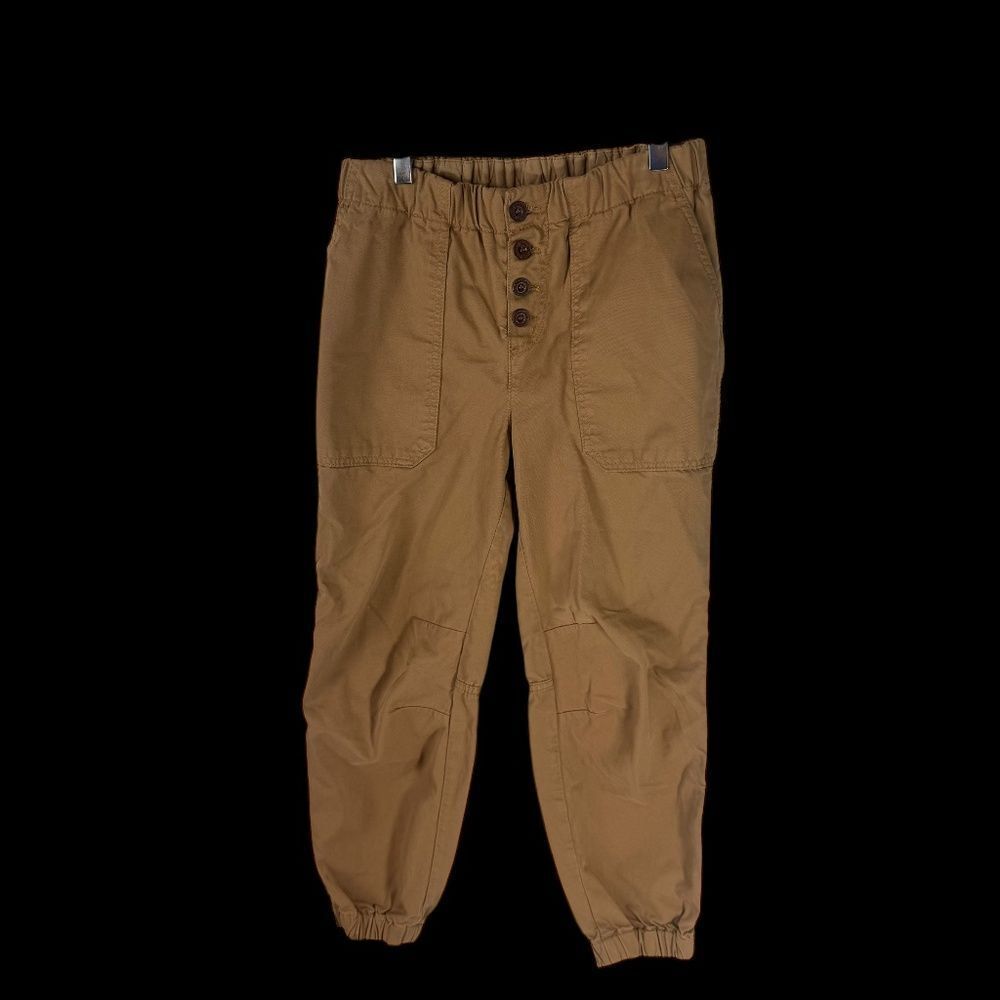 Free People Cadet Women's Distressed Butterscotch Pull On Jogger Pants Sz XS